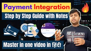 Complete 🔥Payment Integration🔥 in our websiteWeb Application step by step guide in Hindi [upl. by Hankins]