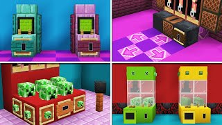 10 Arcade Machine Designs you can do in Minecraft amp Bedrock [upl. by Levison]