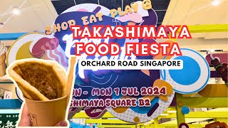 Takashimaya Food Fiesta  Orchard Road Singapore [upl. by Gotthard175]