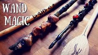 Magic wands  How to use wand magic amp wand DIY [upl. by Ahsratal]