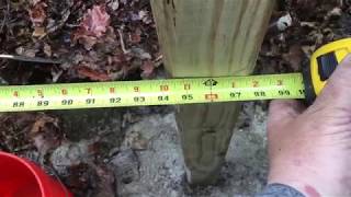 How to install a stockade fence [upl. by Clippard596]