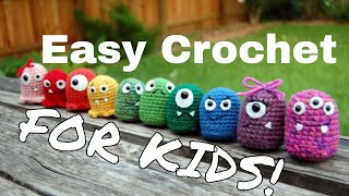 9 Super Easy Crochet Projects for Kids to Make [upl. by Rola947]