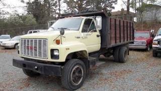 1990 GMC Topkick Dumptruck Start Up Engine and In Depth Tour [upl. by Naesad]