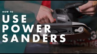 Tools 101 How To Use A Power Sander  Bunnings Warehouse [upl. by Saree]