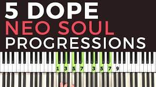 5 Dope Neo Soul Progressions [upl. by Rimahs27]