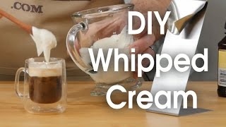 DIY whipped cream in 60 seconds [upl. by Dalli]