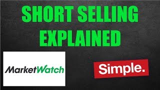 MarketWatch Stock Game Short Selling Explained For Beginners [upl. by Mar]