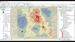 Hotspot Analysing in ArcGIS [upl. by Yreffoeg]