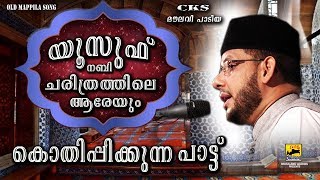 യൂസുഫ് നബി ചരിത്രത്തിലെ ആരെയും കൊതിപ്പിക്കുന്നപാട്ട്  Cks Moulavi Mannarkkad  Old Mappila Pattukal [upl. by Rivard254]