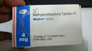 Medrol 4 MG Tablet Review In Hindi [upl. by Elazaro493]