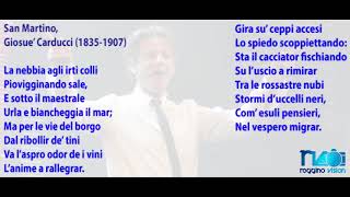 Poesia cantata da Fiorello  La nebbia agli irriti colli testo [upl. by Nutsud]