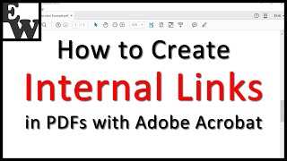 How to Create Internal Links in PDFs with Adobe Acrobat [upl. by Twila]