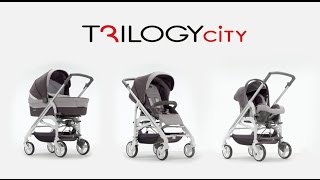 Sistema Trio Trilogy City Inglesina 2016  Video Tutorial [upl. by Eiramllij114]