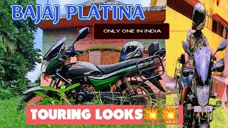 BAJAJ PLATINA MODIFICATIONS 2022 BEST TOURING MODIFIED [upl. by Zacharias]