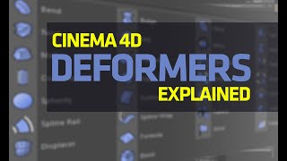 Cinema 4d DEFORMERS  Cinema 4d Basics [upl. by Carolann]