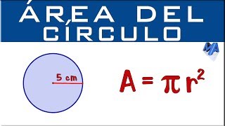 Área del Círculo [upl. by Netsyrk]