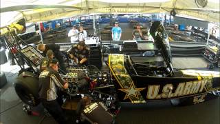 US Army NHRA Top Fuel Dragster Engine Teardown [upl. by Beichner]