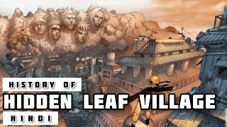 History of Konoha Hidden leaf village in Hindi  Naruto [upl. by Isleen]