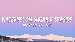 Harry Styles  SEB  Watermelon Sugar x Seaside Lyrics [upl. by Rozella]