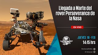 Llegada a Marte del rover Perseverance de la Nasa  En Vivo [upl. by Gnouc]