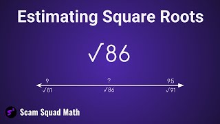 Estimating Square Roots to the Nearest Tenth [upl. by Savill]