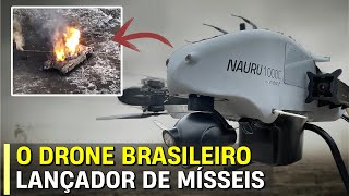 Brasil Revela Poderoso Drone Militar Que Pode Lançar Mísseis [upl. by Earlene346]