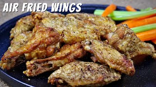 Chicken Wings in the Air Fryer  Ninja Foodi 2 Ways [upl. by Atsirak]