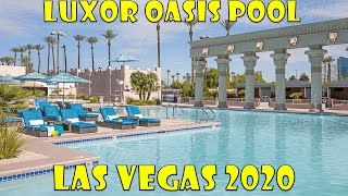 Luxor Hotel Pool Tour 2020 [upl. by Johnette274]