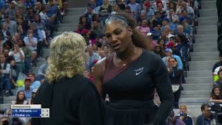 Serena Williams US Open Referee Confrontation [upl. by Nommad643]