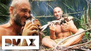 Ed Stafford Forced To Gut A Fish With His Bare Hands In Guatemala  Marooned With Ed Stafford [upl. by Stella]