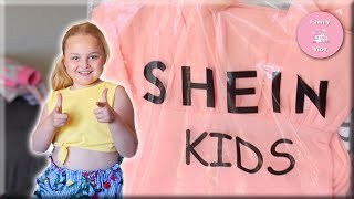 GIRLS SHEIN HAUL Spring 2021  UK Family Vlog [upl. by Eemia]