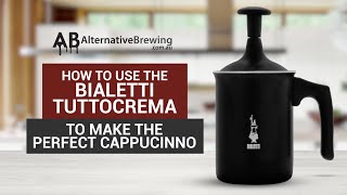 How to Use the Bialetti Tuttocrema Milk Frother [upl. by Nele]