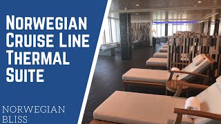 Thermal Suite Norwegian Bliss Spa Day on a Cruise [upl. by Cavan]