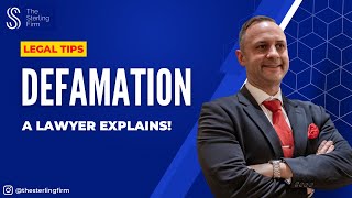 How To Sue For DEFAMATION  Defamation Lawyer ⚖️ Lawyer Lawfirm [upl. by Suixela]