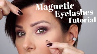 My BEST Tips to Apply MAGNETIC LASHES  The Easiest Tutorial  Dominique Sachse [upl. by Walrath]