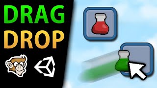 Simple Drag Drop Unity Tutorial for Beginners [upl. by Salomo]