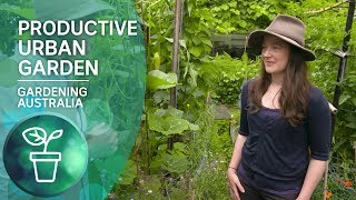 A highly productive smallscale urban garden  Urban Farming  Gardening Australia [upl. by Izzy]