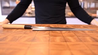 Mazaki  300 mm Sujihiki  CLEANCUT [upl. by Mazonson]