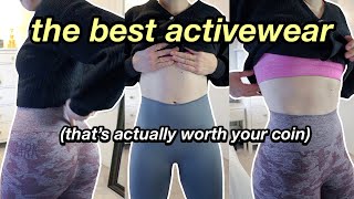 17 TOP FITNESS AND WORKOUT CLOTHES  Lululemon Girlfriend Collective Gymshark Set Active [upl. by Rawde990]