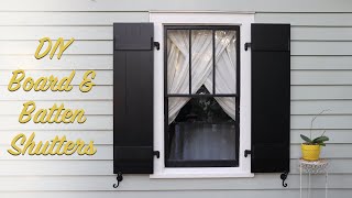 DIY Board amp Batten Shutters [upl. by Messing791]