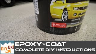 How to Epoxy a Garage Floor  Every Step Explained [upl. by Olrac94]