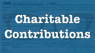 Deducting Charitable Contributions [upl. by Karlise]