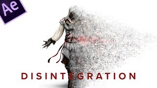 After Effects Tutorial Disintegration effect 2 minute Tut [upl. by Isadora709]