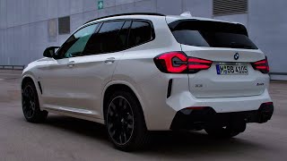 2022 BMW X3  Driving Exterior and interior details [upl. by Ycul]