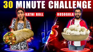 30 Minute Indian STREET FOOD Challenge 😍 [upl. by Ahcsatan]