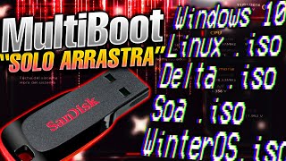 ⚡Crea Memoria USB Multiboot  Windows 10 y MAS  Todo en UNO😎 [upl. by Cosenza]