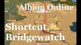 Albion Online  Caerleon to Bridgewatch fast almost safely [upl. by Julina]