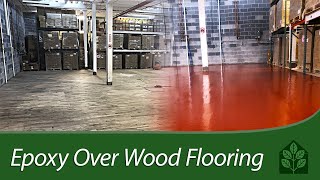 How to Install Commercial Epoxy Flooring on Wood [upl. by Derfniw]