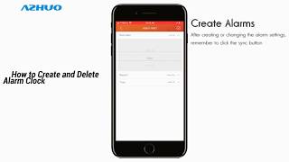 How to Create and Delete Alarm Clock on Veryfitpro APP [upl. by Nidnarb209]