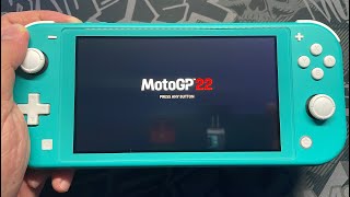 MotoGp 22  Nintendo Switch LITE Gameplay [upl. by Lamarre]